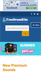 Mobile Screenshot of freedrumkits.net